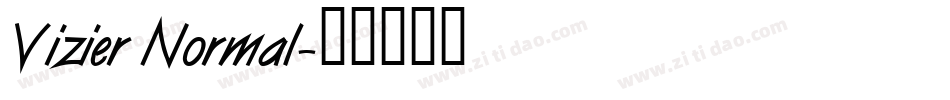 Vizier Normal字体转换